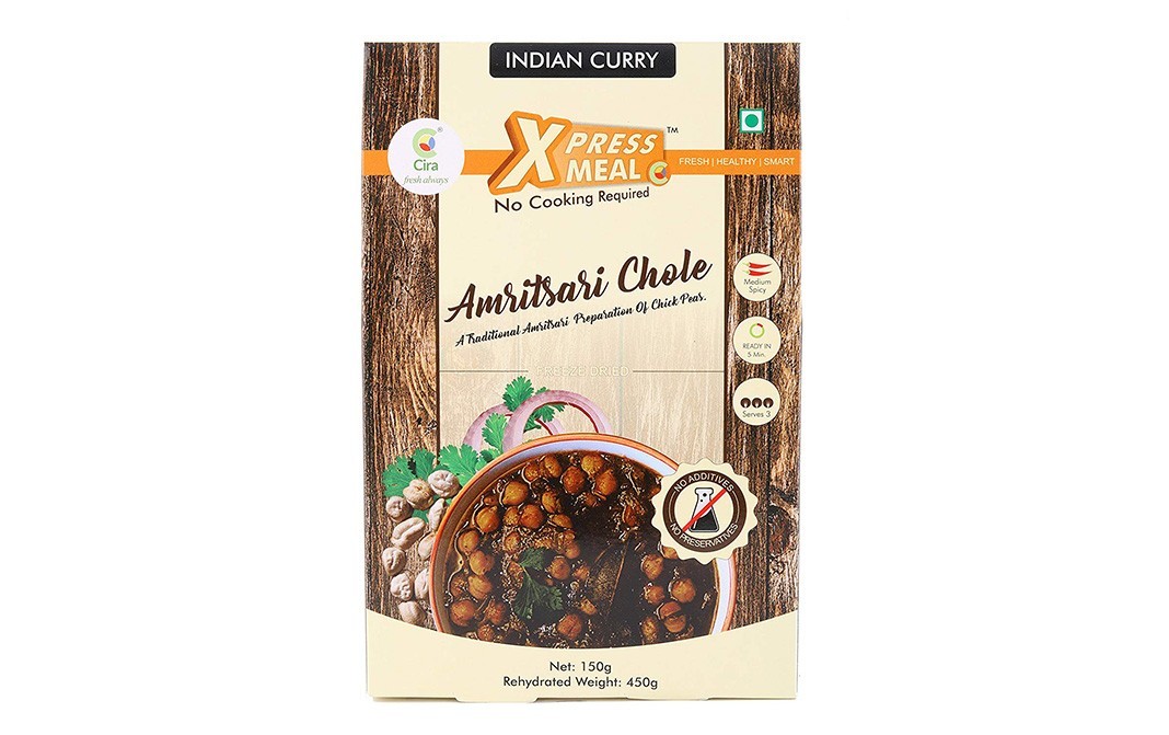 Cira Xpress Meal Amritsari Chole Indian Curry   Box  150 grams